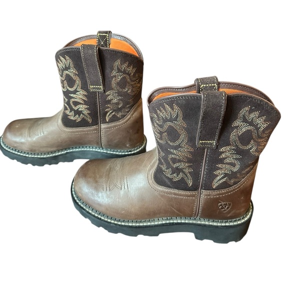 Ariat women’s Brown Western Boots size 7.5/38M - Picture 3 of 11